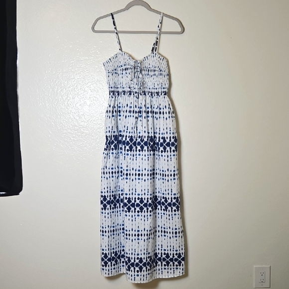 Universal Thread Navy and White Maxi Dress - Picture 1 of 6